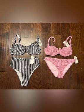 Lot of 4 pieces of Raisins Juniors' Swimwear Size Medium MSRP $170